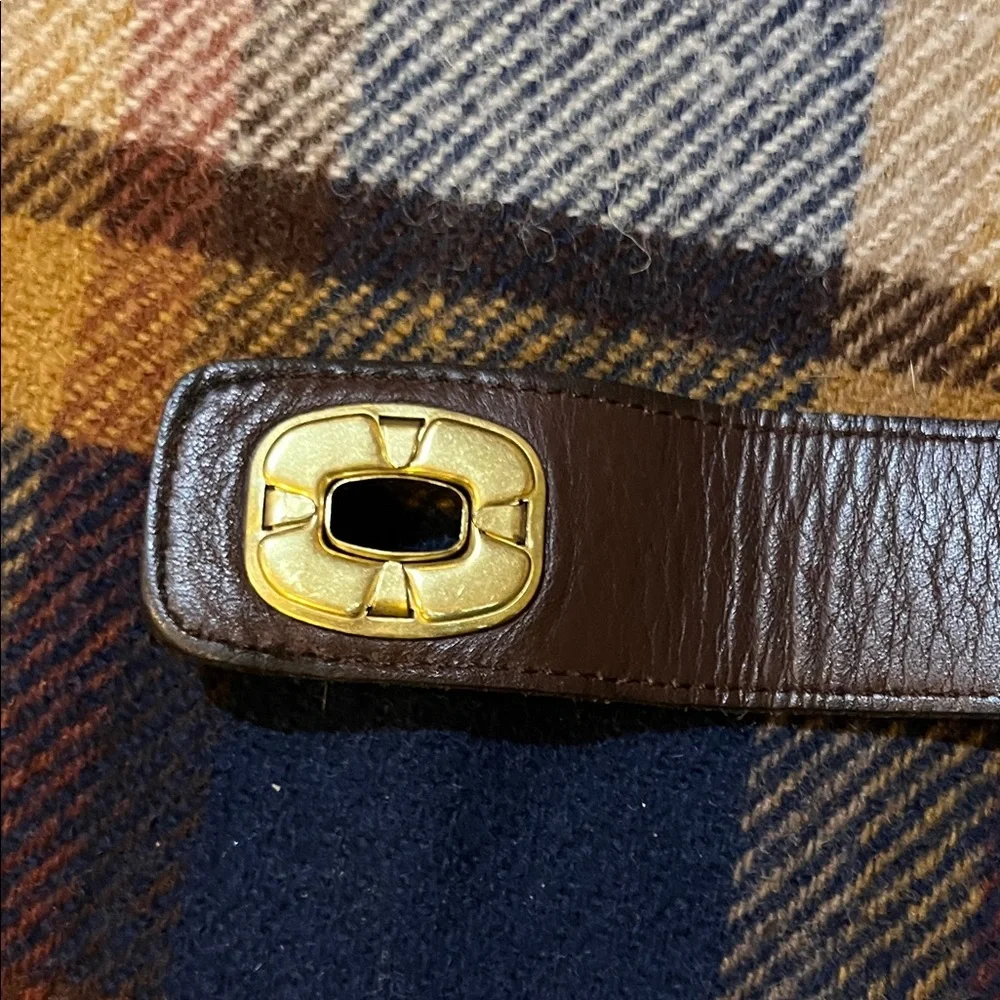 Coach Elegant Brown Leather Briefcase
